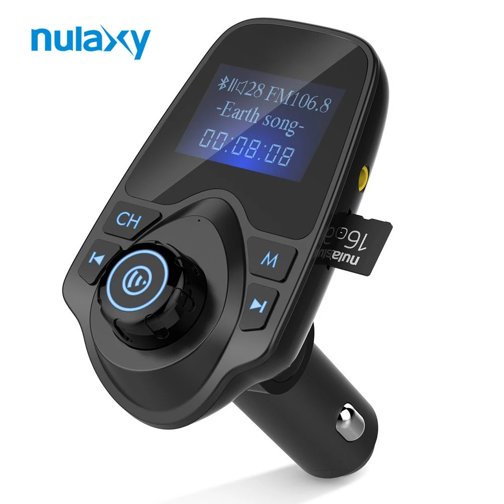 Nulaxy FM передатчик аудио Автомобильный MP3 плеер модулятор автомобильный комплект