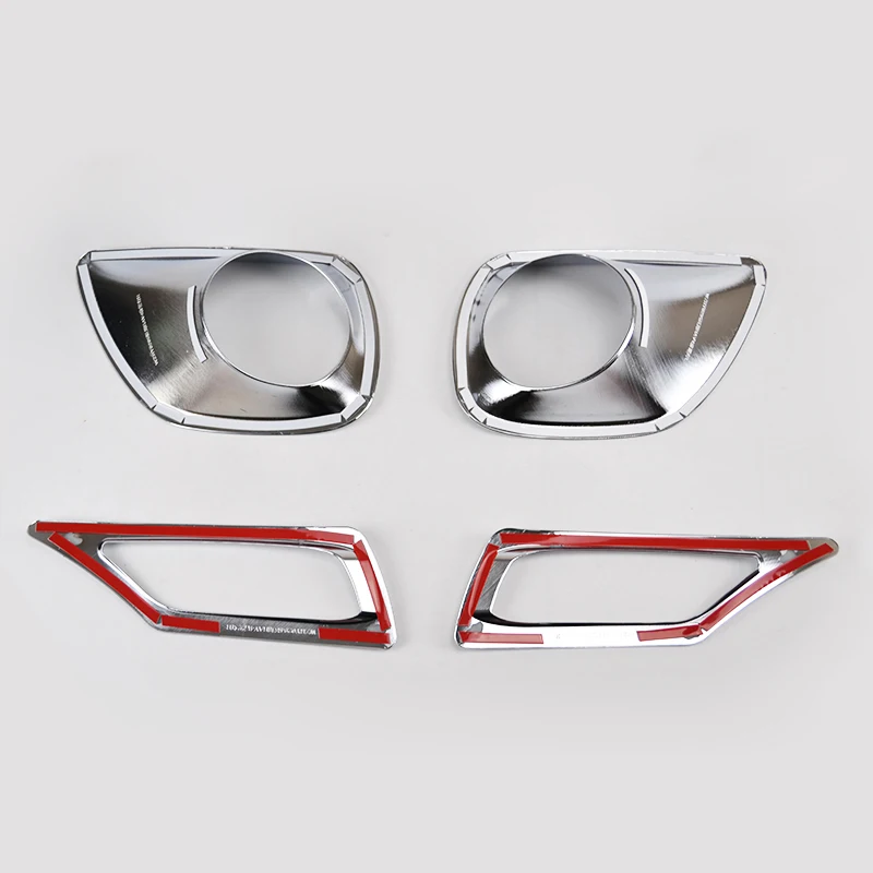 Подходит для Toyota RAV4 2013 2014 2015 Хромированная передняя + фотовспышка отделка бампера