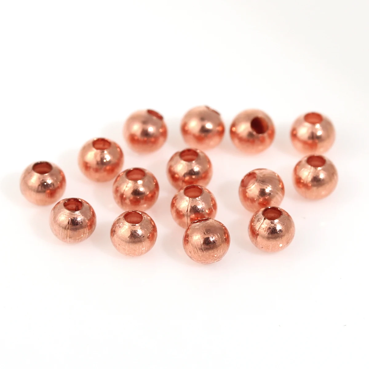 DoreenBeads медные бусины разделители круглый цвет розового золота диаметром около 3