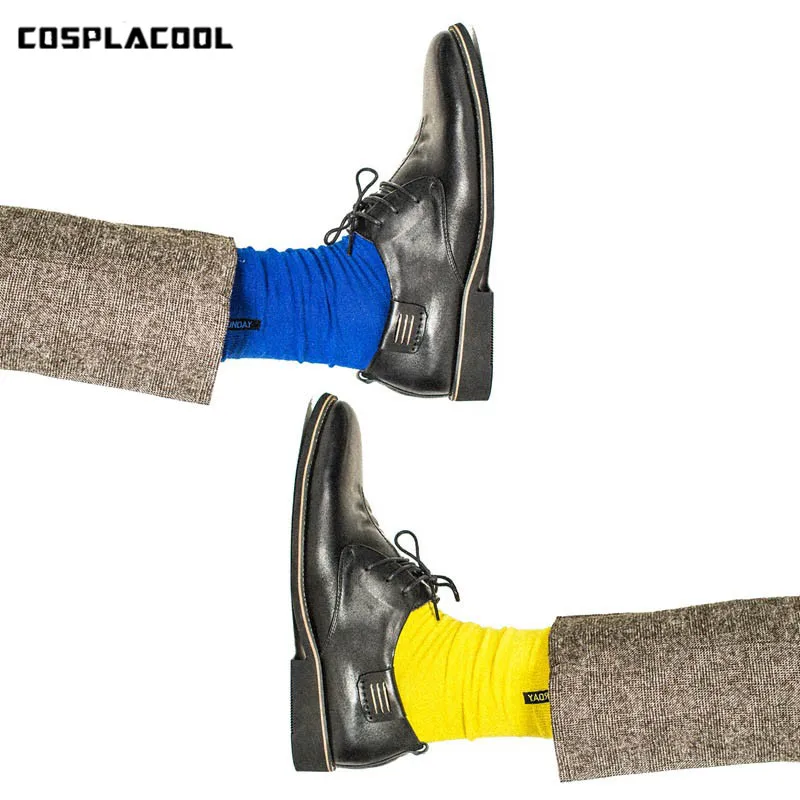 [COSPLACOOL] Британский стиль красочная вышивка неделя телефон Бизнес Meias дышащий