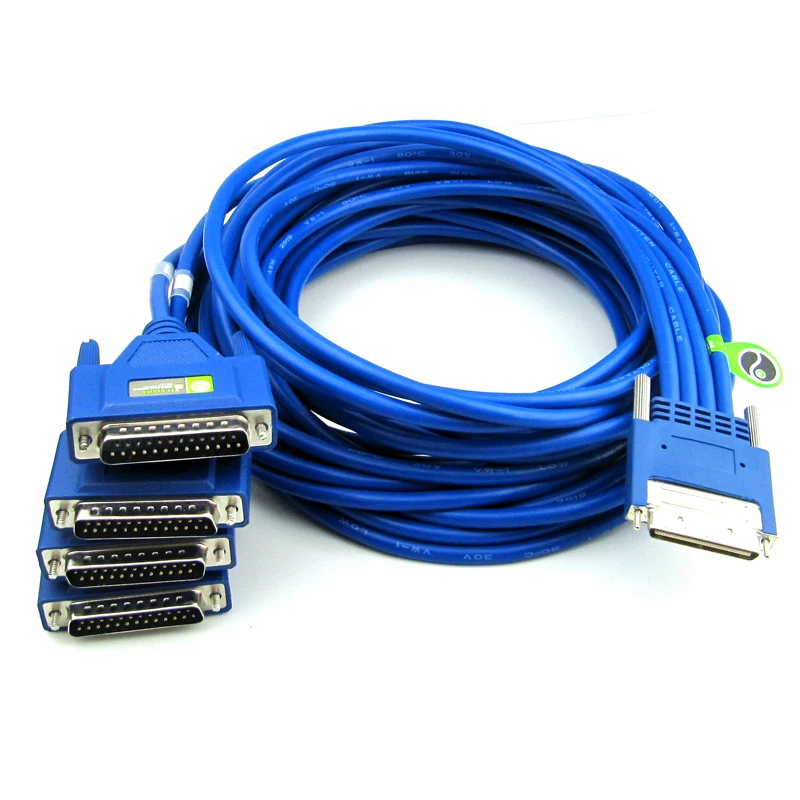 Кабель SCSI Φ V-68 V68 Pin VHDCI 68 To 4x DB25 Серверная линия | Компьютеры и офис
