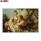 Картина маслом пары 5D DIY Алмазная вышивка крестиком полная квадратная Алмазная вышивка полная Мозаика из круглых бриллиантов домашний декор DD