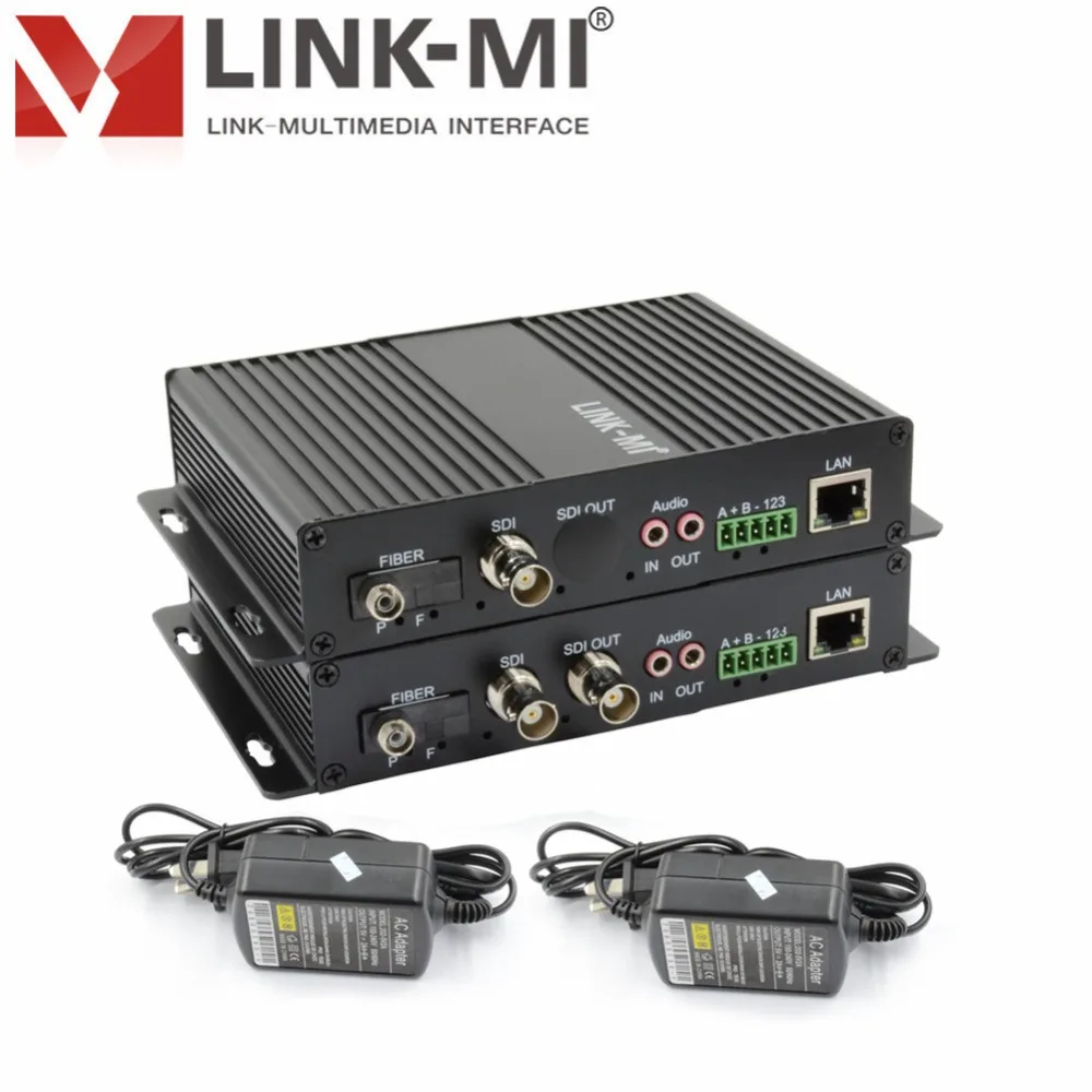 LINK MI LM SF02 2 CH sdi волоконно оптический преобразователь для передачи данных видео и