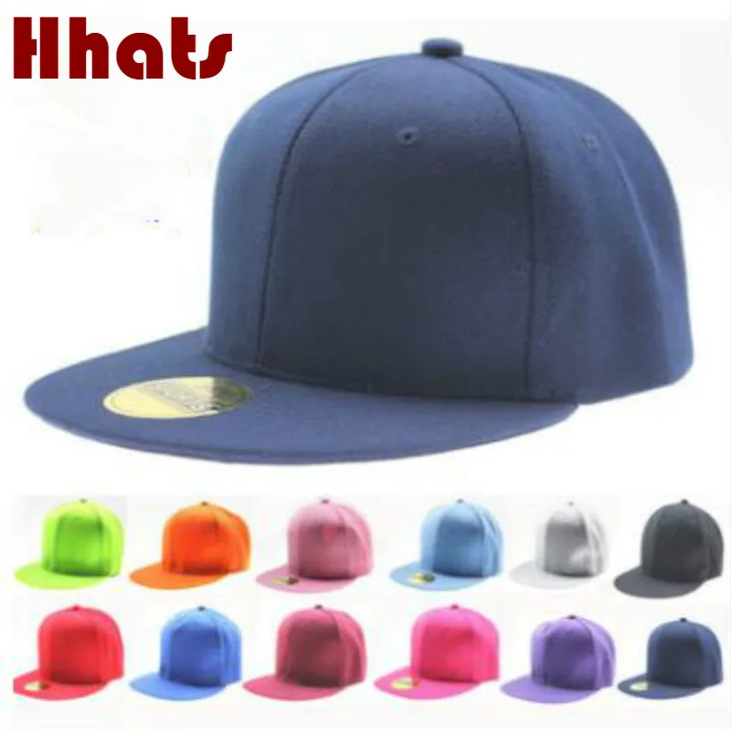 Бейсбольная кепка с плоскими полями из хлопка простая летняя для мужчин и женщин