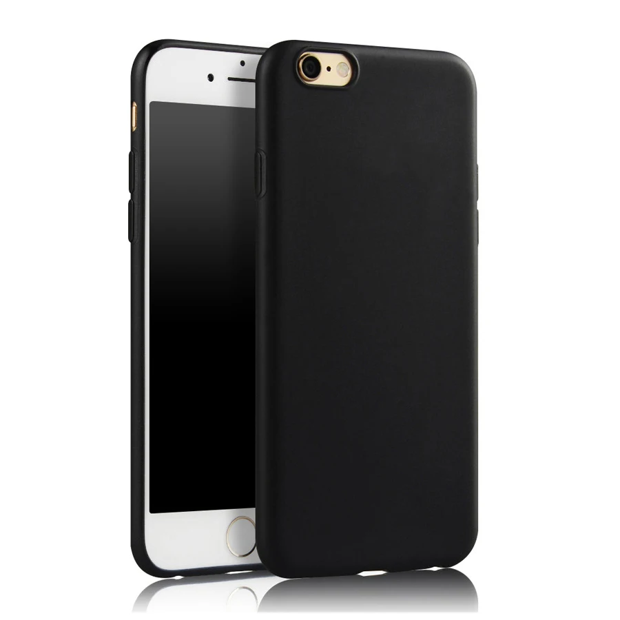 Cute Candy Colors Soft Phone Case For iPhone X 6 6S 7 8 Plus Anti-knock TPU Slim Matte Cover 5 5S SE 6Plus |