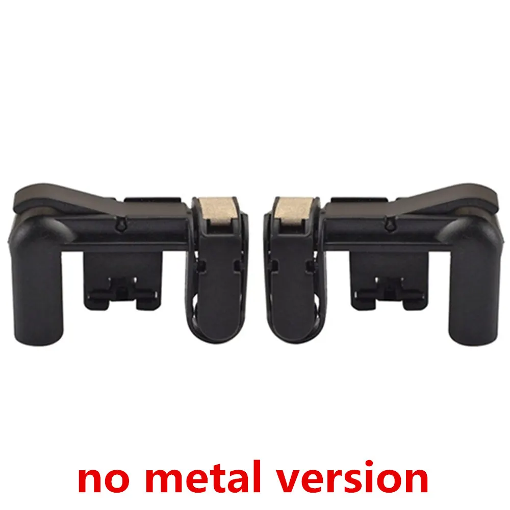 B 2PCS(1 PAIR) 2шт Мобильный телефон игра огонь Кнопка смартфон игровая металлическая кнопка пуска L1 R1 шутер для Iphone ножи выход/правила выживания/PUBG - Цвет: B 2PCS(1 PAIR)