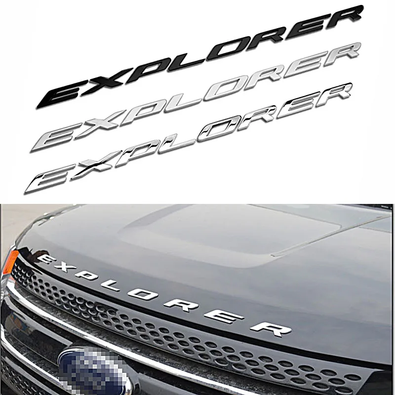 3D наклейка с буквенным капюшоном и логотипом для 2011 2012 2013 2014 2015 2016 Ford EXPLORER Sport|logo