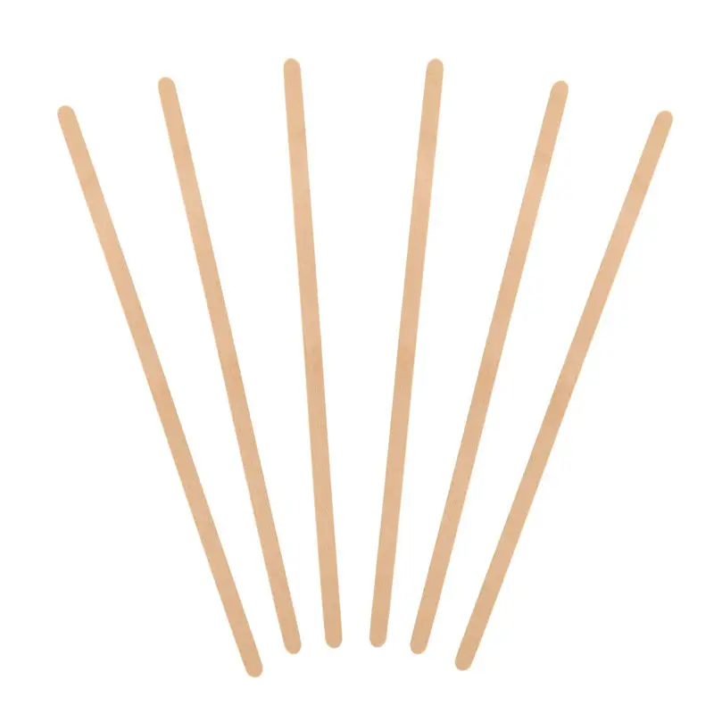 

500 Pieces Birch Wood Coffee Beverage Stirrers 5.5inch 7inch