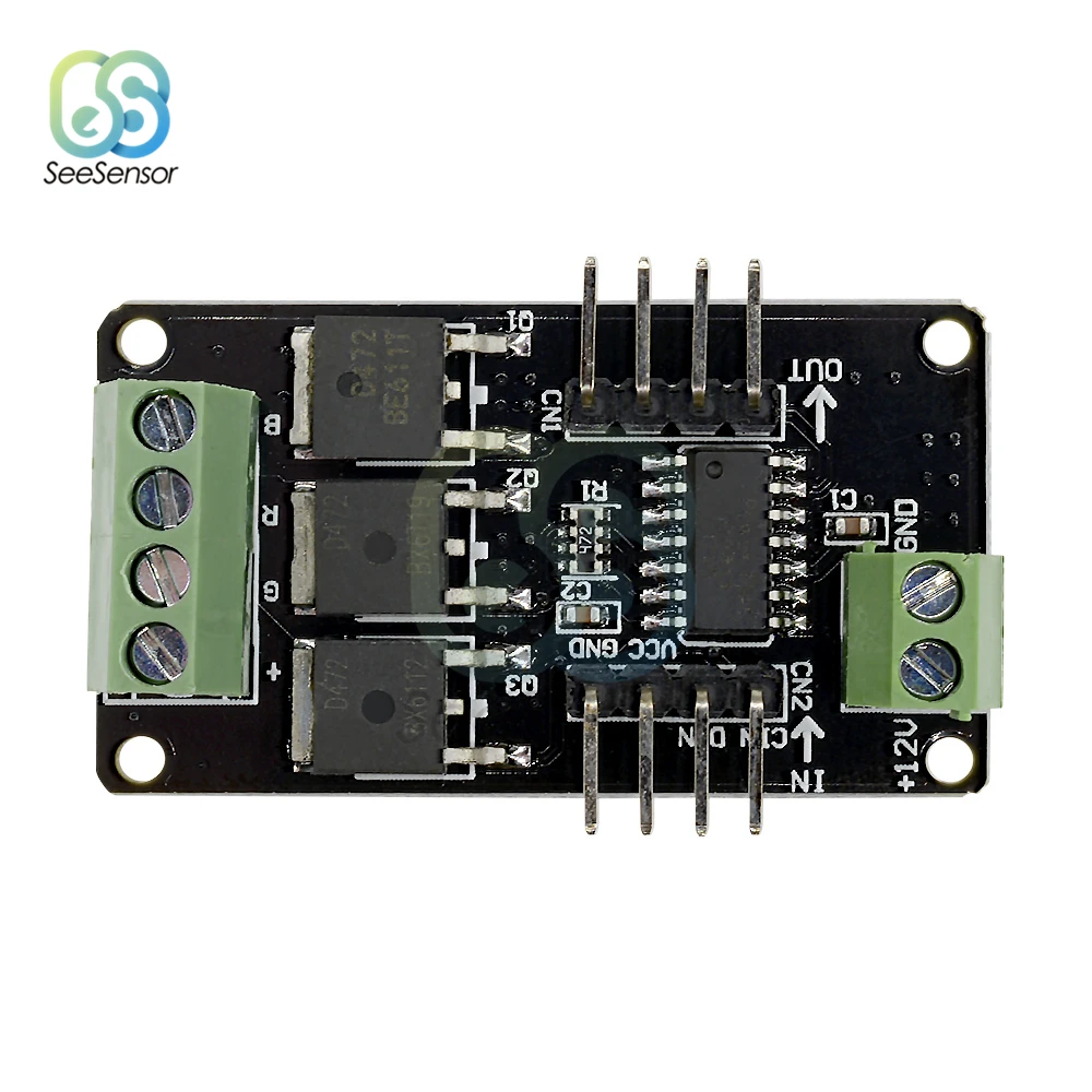 Полноцветная RGB светодиодная лента модуль драйвера щит для Arduino UNO R3 STM32 AVR 12 в