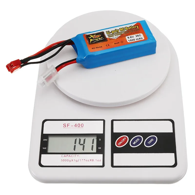 Перезаряжаемые lipo Батарея ZOP Мощность 9.6 В 1500 мАч 35C JST/T штекер | Игрушки и хобби
