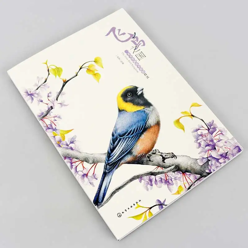 Новые Летающие птицы цветные карандаши для рисования техника учебная книга