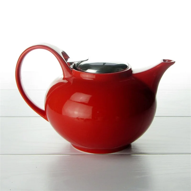 ITAX 8829 керамическая кофейная чашка из нержавеющей стали крышка красный горшок 1000