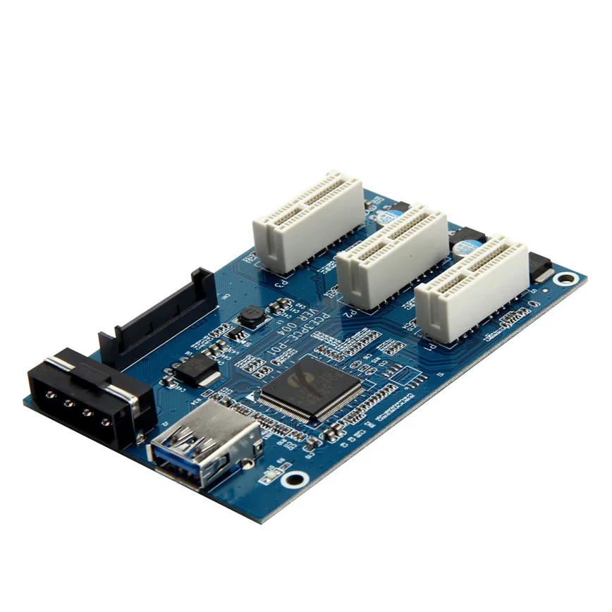 PCI e Express 1X до 3 портов переключатель мультипликатор концентратор переходная карта