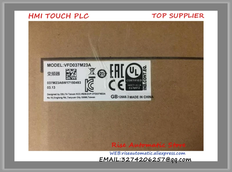 VFD037M23A Delta VFD M инвертор электродвигатель переменного тока 3 фазы 220 В 400 кВт 5 л.с. 17 а