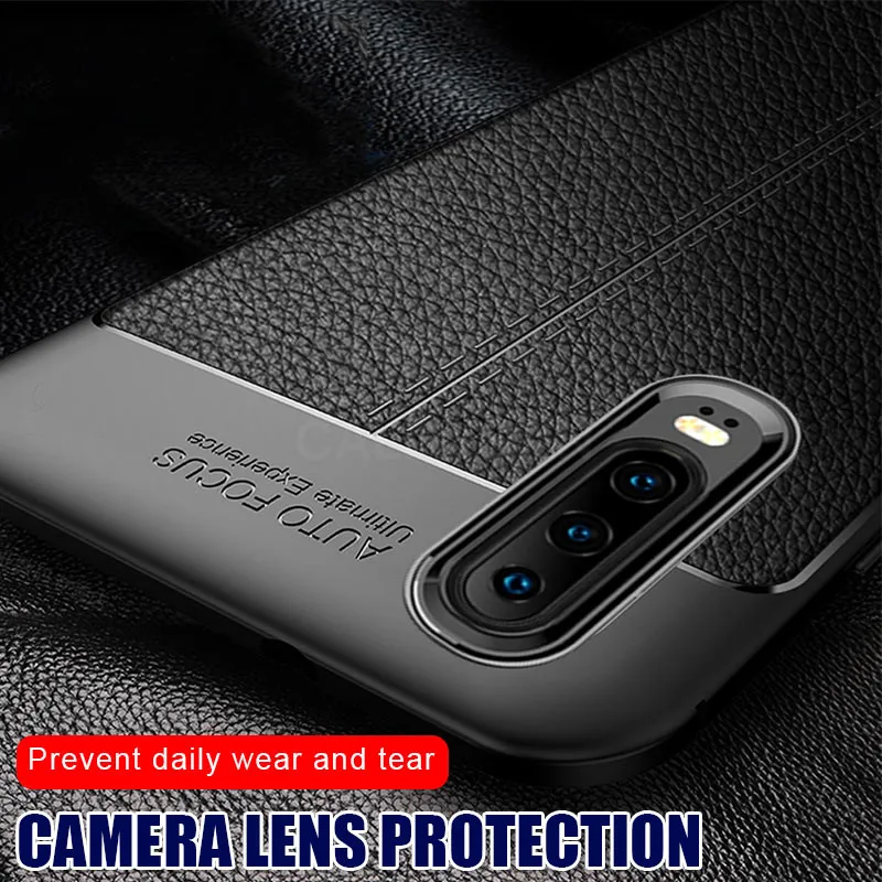 Роскошный ультра тонкий кожаный чехол для Huawei P20 P30 Mate 20 10 Lite противоударный Pro