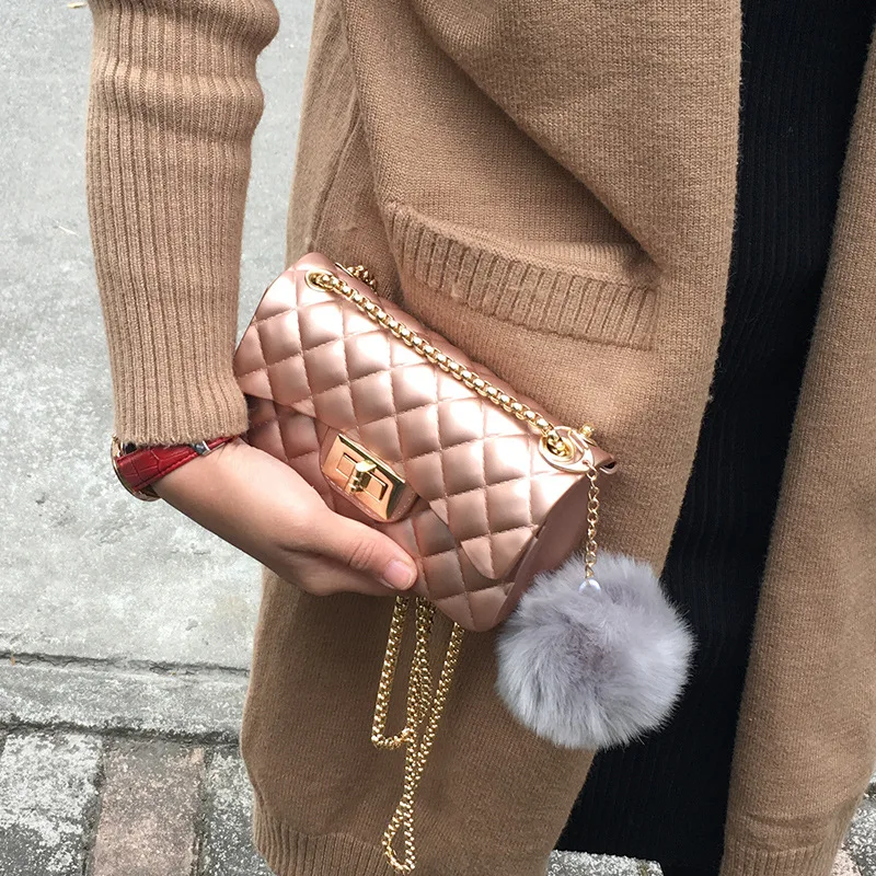 Мода цепи Для женщин сумка ярких цветов Crossbody Джерри небольшой оболочки мешок