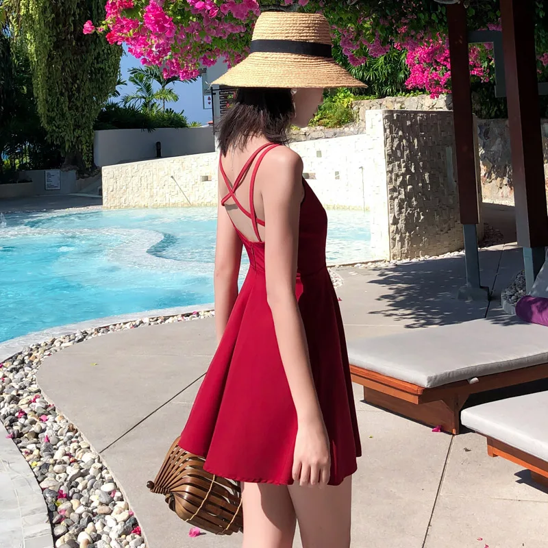 Летнее женское платье 2019 сексуальное элегантное винтажное Бохо с открытой