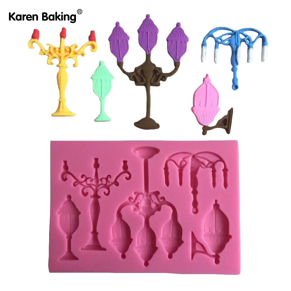 Новое поступление Дизайн в Форма из свечах 3D силиконовые формы шоколадная