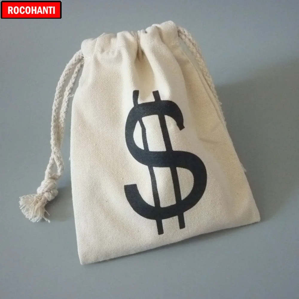 10x натуральный Цвет $ Подарочная сумка Хлопок Холст Сумка-кисет для событий и
