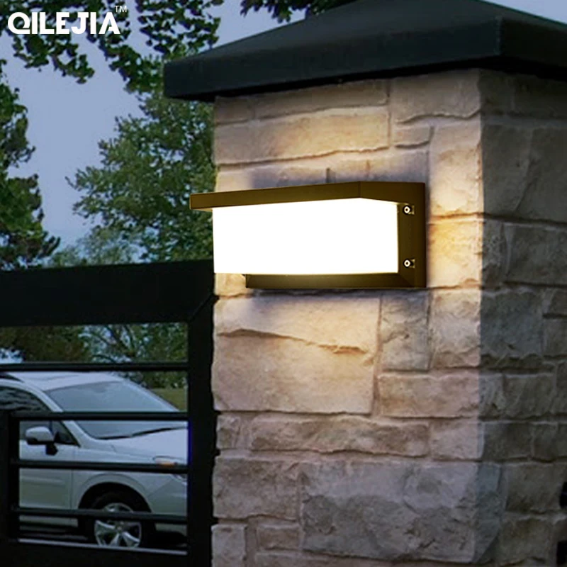 Светодиодная настенная лампа водонепроницаемая садовая наружная декоративная