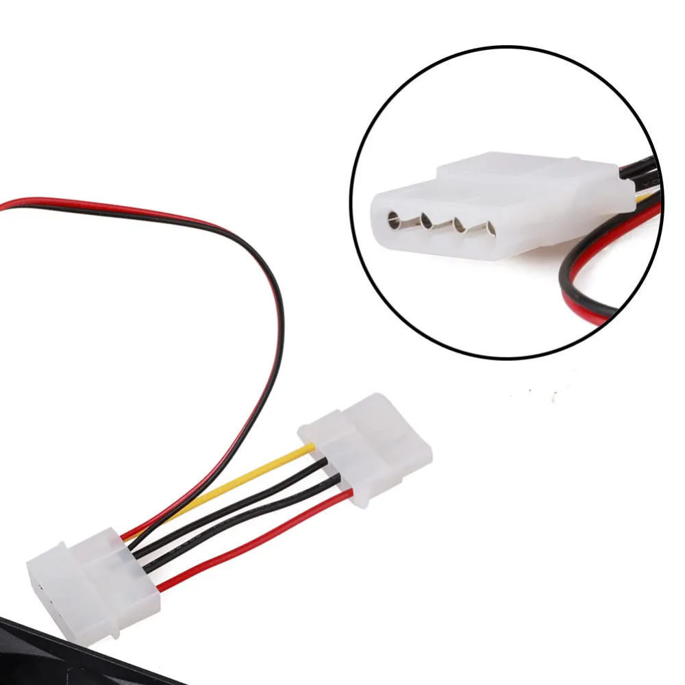 12 V 4-контактный 90 мм бесшумный компьютер с бесщеточным двигателем цветной чехол PC Процессор охлаждающими вентиляторами черный кулер Compute тихий вентилятор