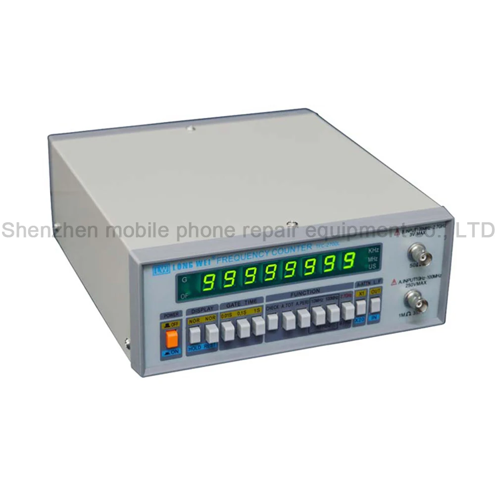 TFC-2700L мульти-функциональный высокой точности частотомер 8 светодиодный Дисплей инструмент 10 Гц-2,7 ГГц высокой Разрешение счетчик частоты