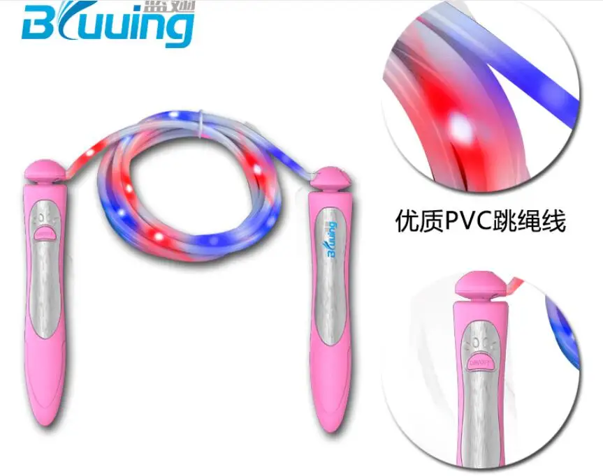 Скакалка со светодиодный Ной подсветкой Регулируемая для тела|light jump rope|skipping ropejump