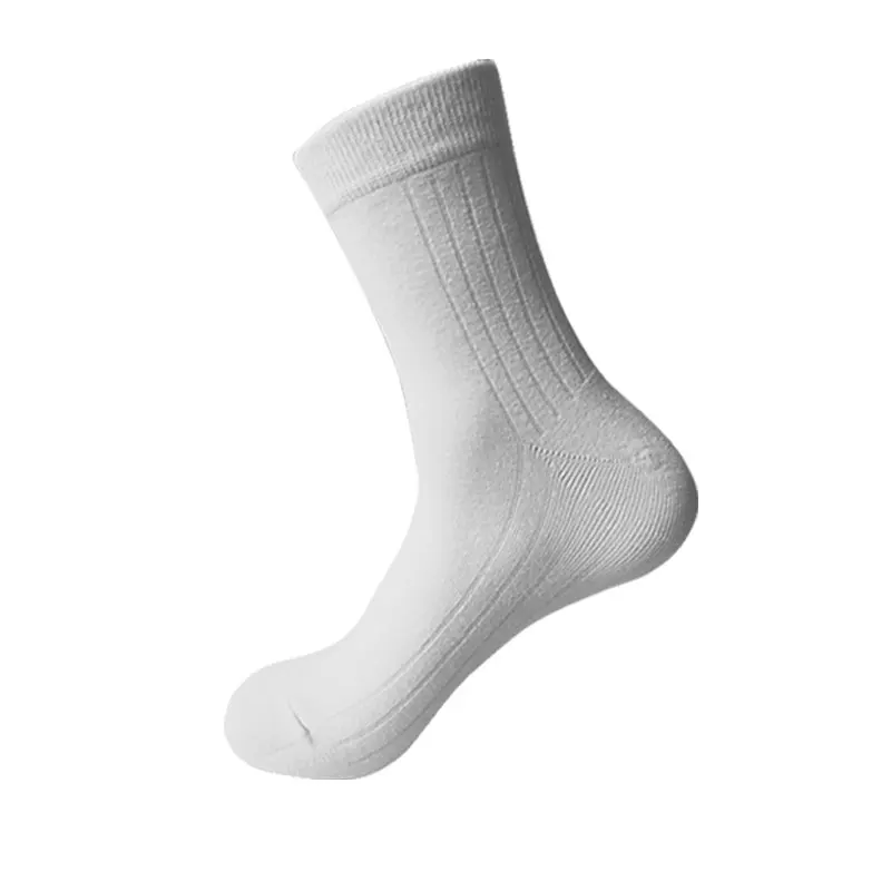 4 пары в комплекте брендовые серебряные носки из 100% хлопка элитные мужские без