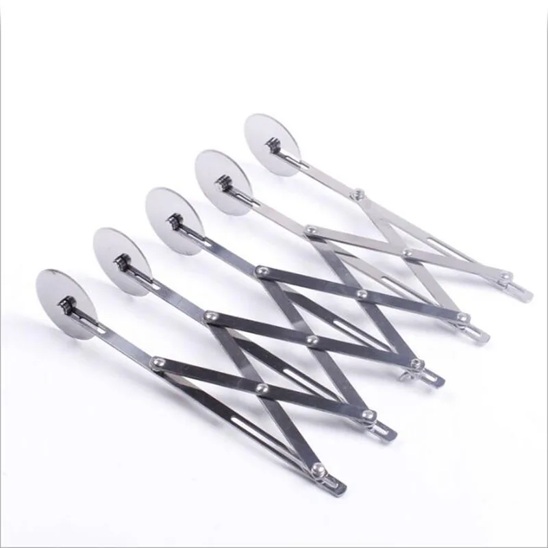 Нож для пиццы из нержавеющей стали с 5 турами/регулируемый инструмент посуда