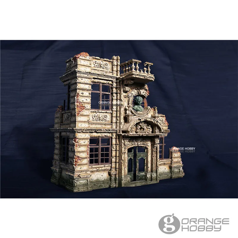 OHS CrazyKing DY35003 1/35 руины сцена Европейская Архитектура 3rd Ver. Миниатюрные аксессуары из смолы для сборки