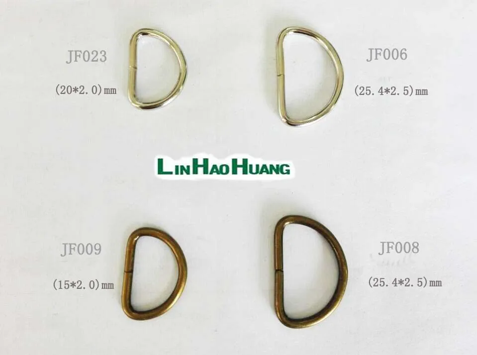 Оптовая продажа 100 шт Металлическое железное кольцо D для сумки обуви чемодана
