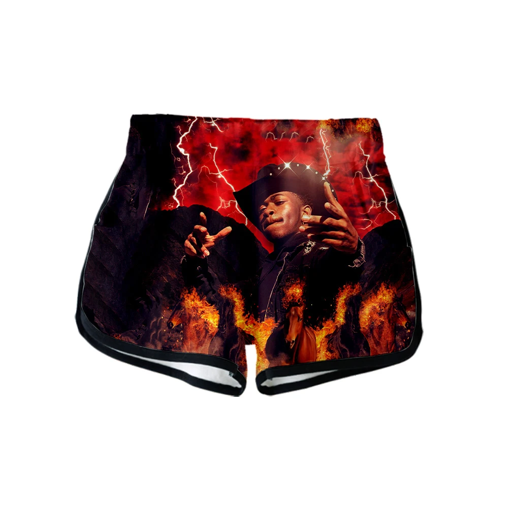 3D Lil Nas X Printed New Women Shorts cute harajuku Streetwear 2019 Hot Sale Girls Casual Cool Summer shorts | Женская одежда