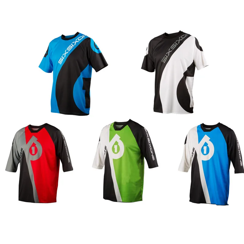 

2020 SixSixOne 661 Jerseys moto gp shirt bike Racing Motorcycle Bicycle Sleeve T-shirt Cycling MTB DH MX Motor QUICK-DRY Short