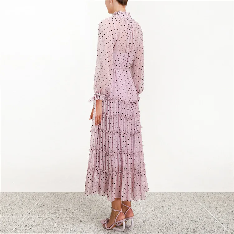 Женское розовое платье из искусственного шелка лето 2019 Boho шикарное длинное