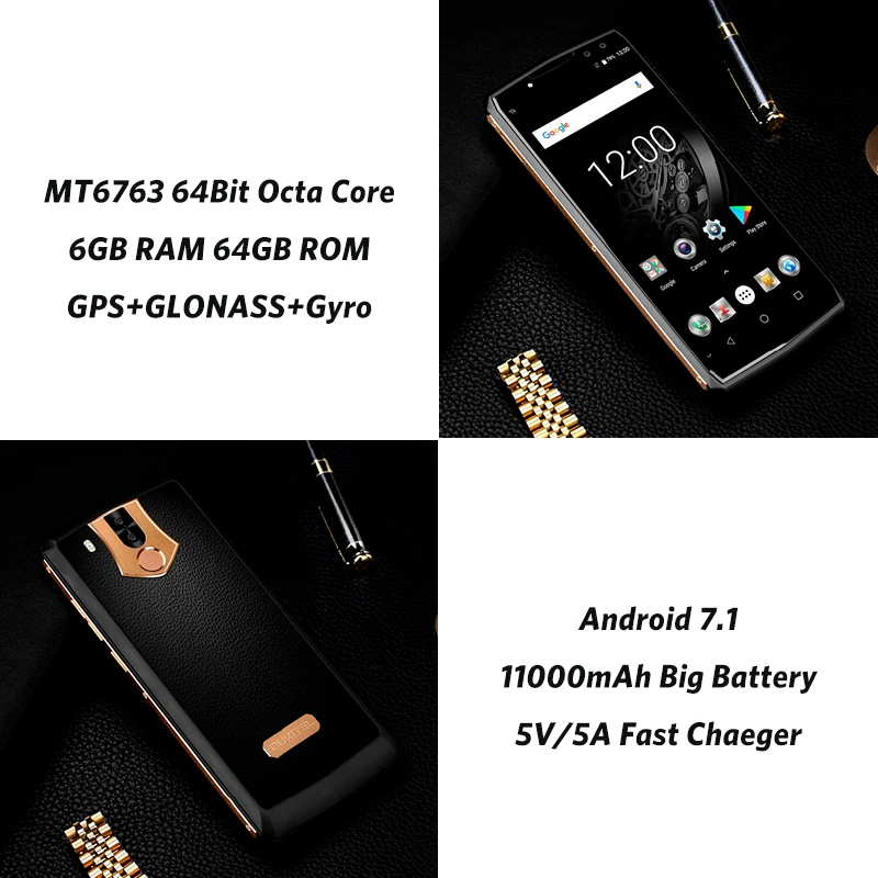 Oukitel K10 6 0 ''мобильный телефон Android 7 ГБ 64 Helio P23 Восьмиядерный FACE ID отпечатков
