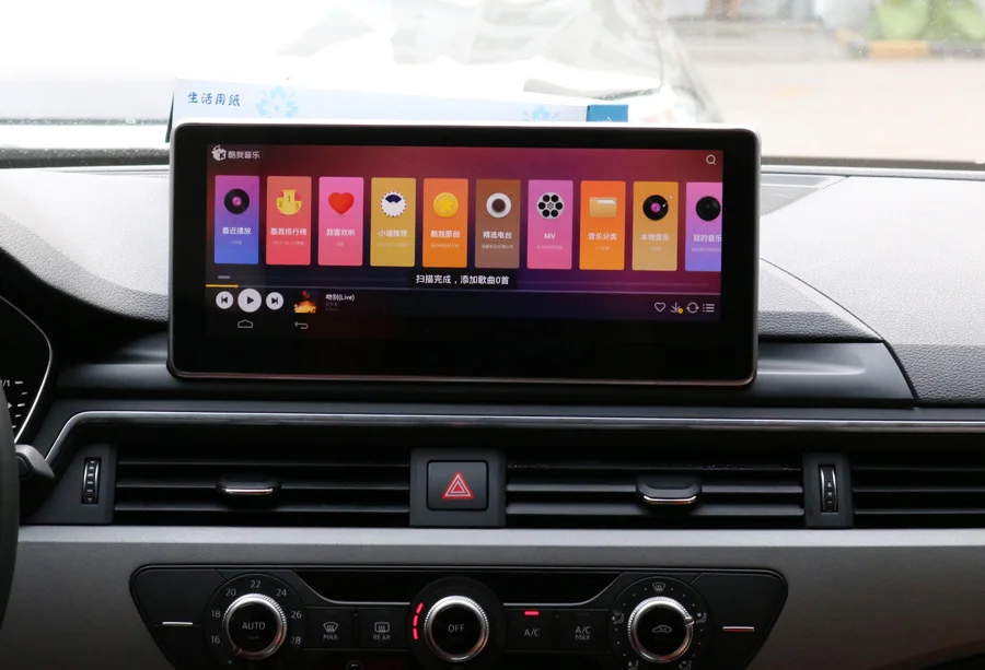 Сенсорный экран автомобильный Android 8,0 радио плеер для Audi A4L A4 10,2" Мультимедиа 8 ядерный Gps навигация Bluetooth с MMI меню