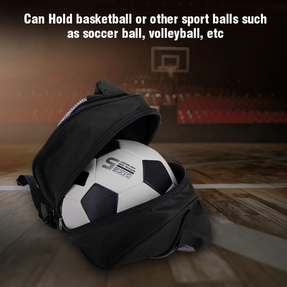 Universal Sport Bag Basketball Ball Football Volleyball Backpack Handbag Round Shape Adjustable Shoulder Strap Knapsacks Storage | Спорт и