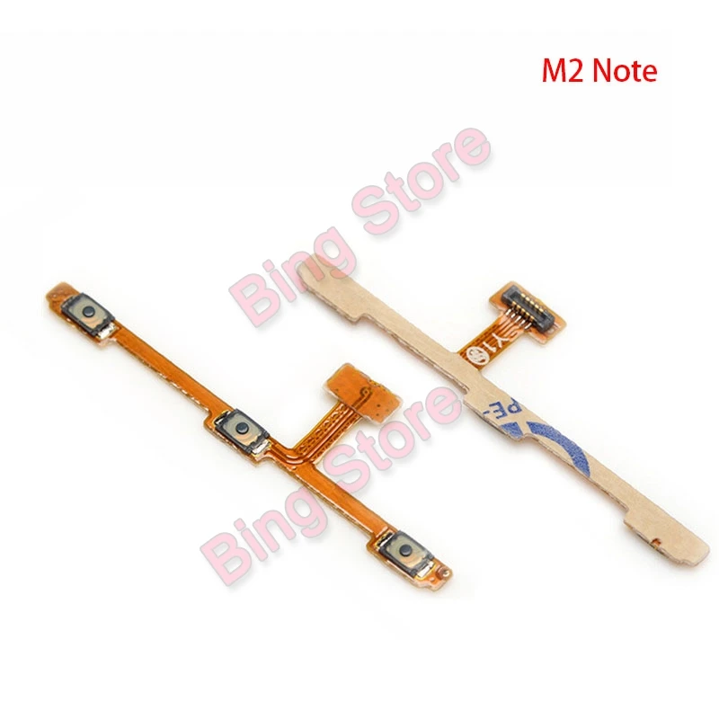 For MEIZU M2 Note Кнопки громкости шлейф для Meizu MX4 MX6 MX5 PRO 5 M2 M3 M5 M5S M5C Примечание M3S M1 из металла мощность на Off Key шлейф - Цвет: For MEIZU M2 Note