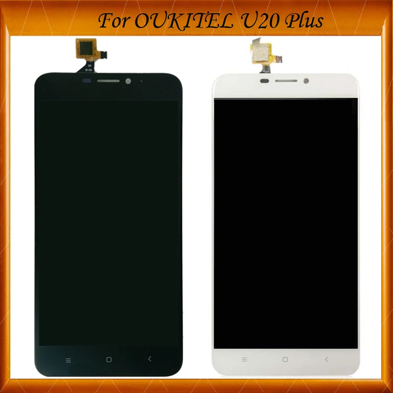 5 дюймовый ЖК-дисплей Oukitel U20 Plus + кодирующий преобразователь сенсорного экрана в