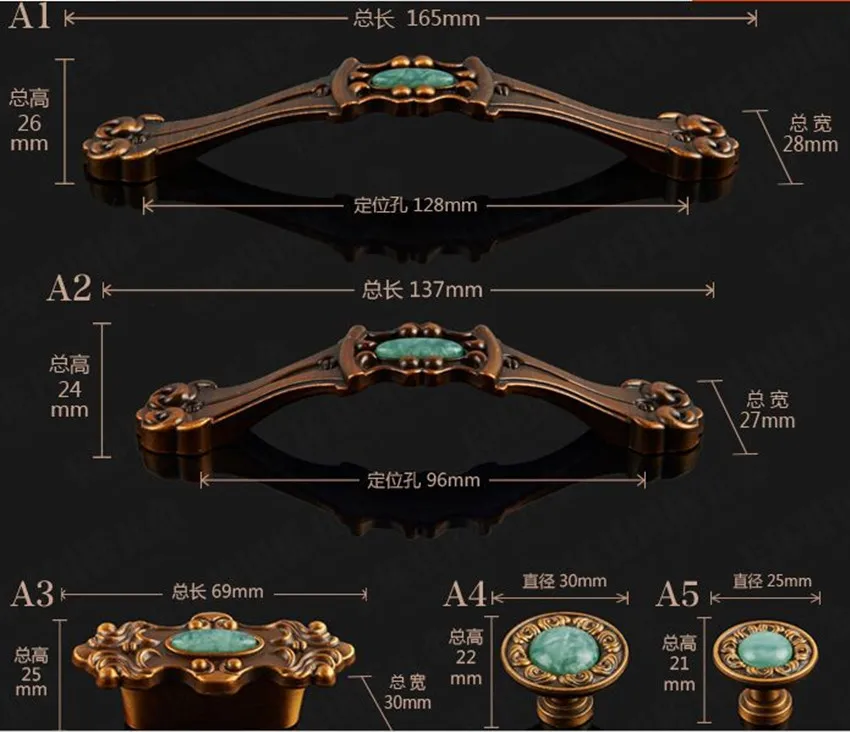 Ручки для мебели в европейском стиле 32/96/128 мм 5 дюймов|drawer pulls knobs|pull knobfurniture handle |