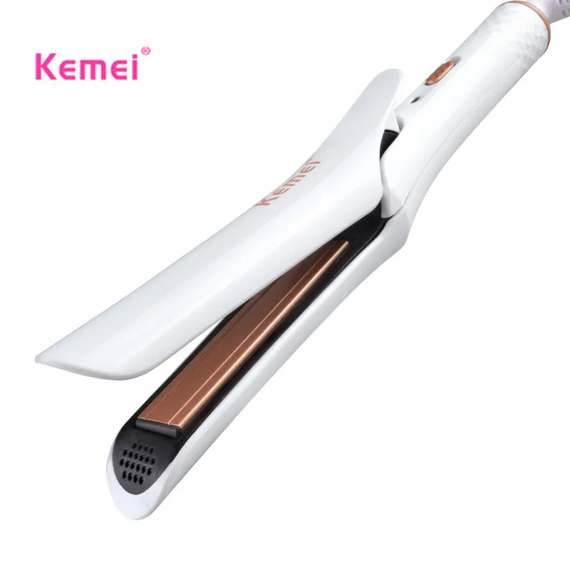Kemei Новый быстрый нагрев плоский утюжок для женщин электрический выпрямляющий