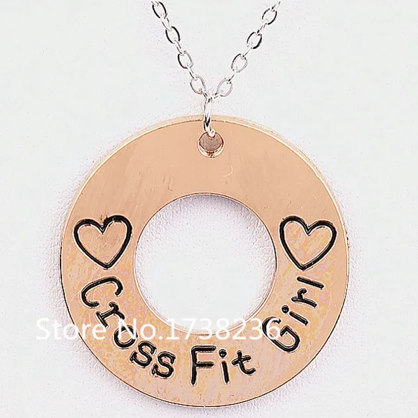 50 шт./партия распродажа кольцо с посланием для девочки ожерелье подвеской|pendant