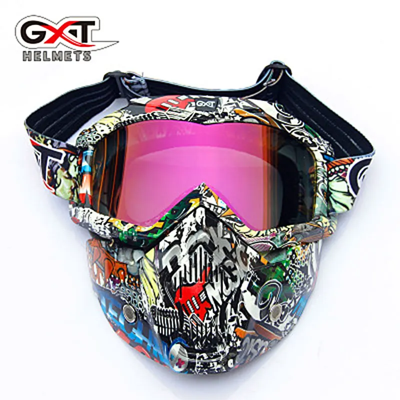 GXT мотоцикл Винтаж Harley очки маска беговые ветер и песок езда мотоциклетный шлем