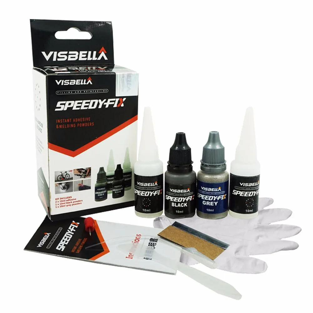 VISBELLA 72 шт/картон 7 второй быстрый закрепляющая пудра Клей Эпоксидной смолы клей