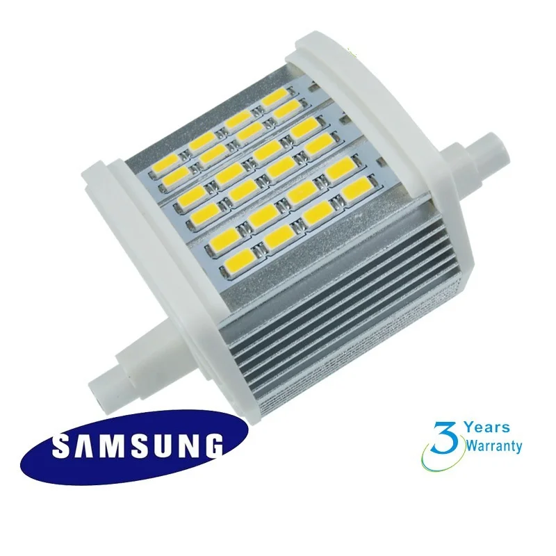 30 шт./лот DHL Бесплатная доставка 78 мм 7 Вт LED R7S источник света samsung SMD5730 быстрый свет