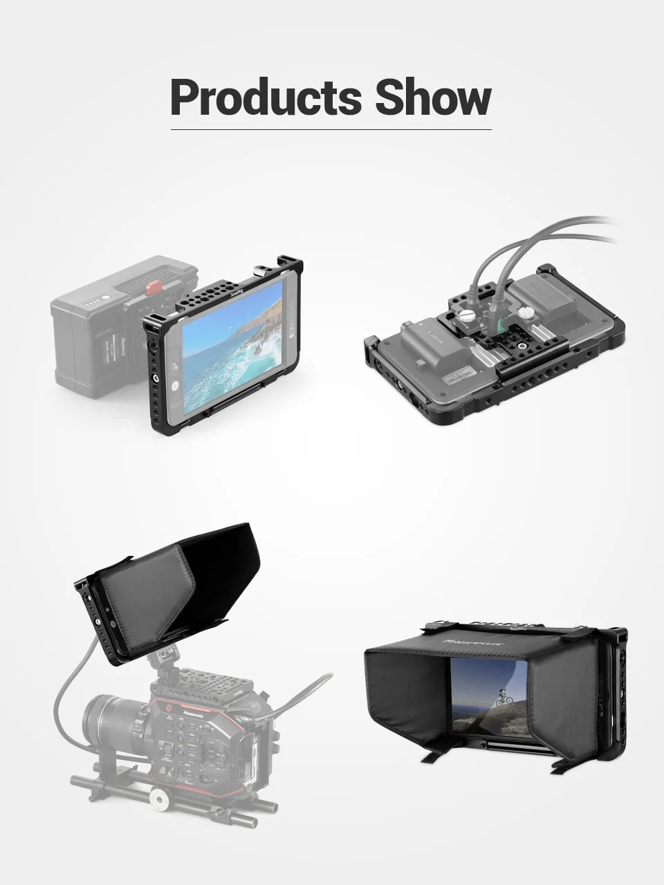 SmallRig монитор клетка с солнцезащитным козырьком для SmallHD 700 серии экран монитор 701 Lite/702 Lite/702 яркий монитор Lcd капот-2131