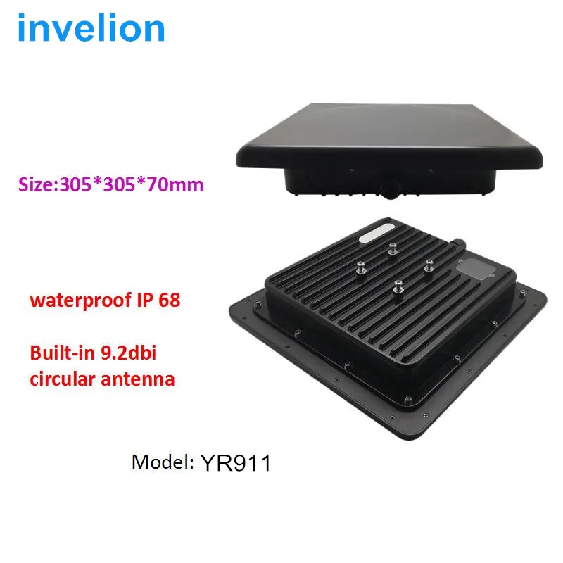 Passive UHF RFID Long Distance Integrated Reader antenna 1-20M for car parking/personal access control with free card tag sample |