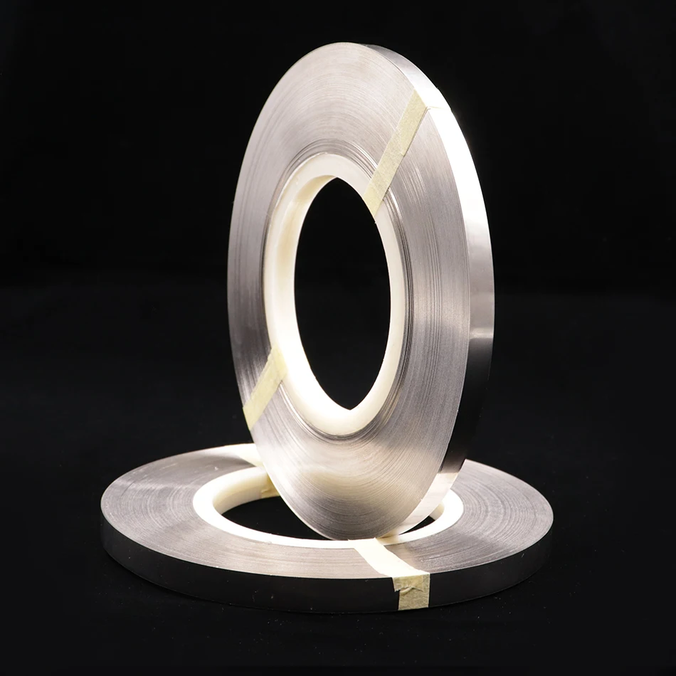 

1KG Li-ion Battery Nickel Sheet Plate Nickel Plated Strip Connector 0.12mm Steel Belt Spot Weld Machine Battery Welder 18650