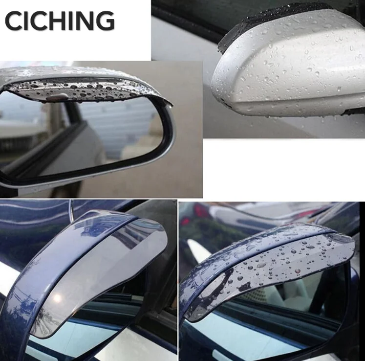 2 шт. Стайлинг автомобиля Наклейка на зеркало заднего вида Дождь бровей для Honda fit