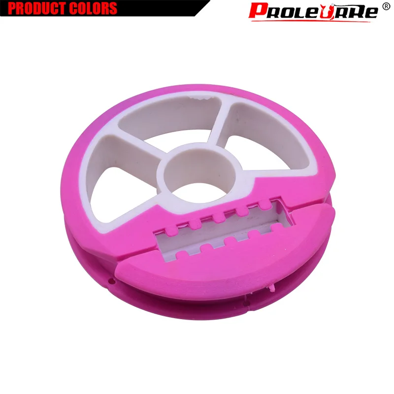 

1Pcs Silicone Plastic Fishing Line Plate Fishing Winding Line Board Carp Lure Trace Wire Leader Swivel Fishing Tackle PR-139